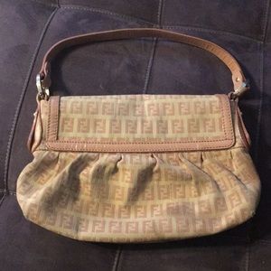 FENDI Zucca double F Bag